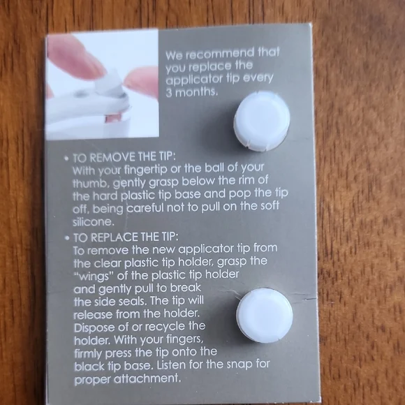 New Clarisonic Opal Sonic Infusion Tips - White - Picture 3 of 3